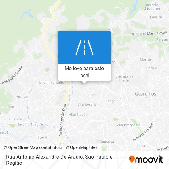 Rua Antônio Alexandre De Araújo mapa
