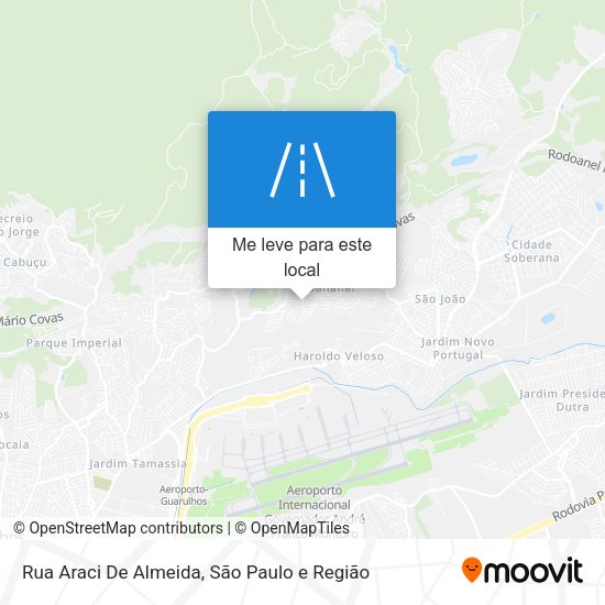 Rua Araci De Almeida mapa