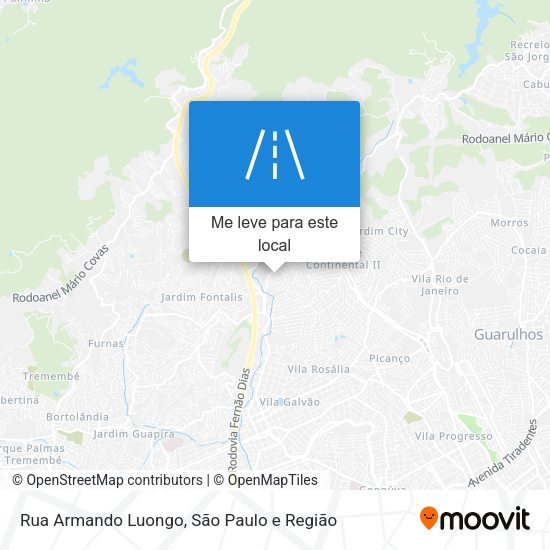Rua Armando Luongo mapa