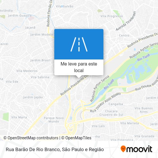 Rua Barão De Rio Branco mapa
