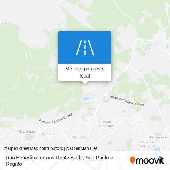 Rua Benedito Ramos De Azevedo mapa