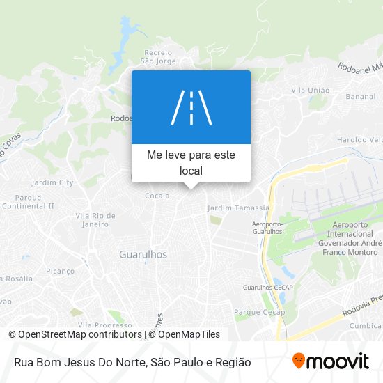 Rua Bom Jesus Do Norte mapa