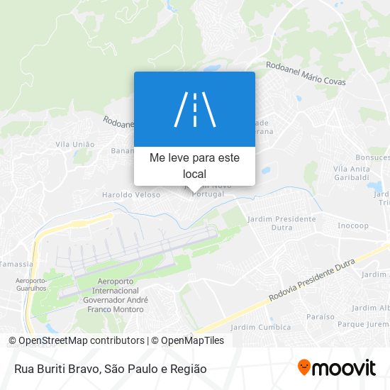 Rua Buriti Bravo mapa