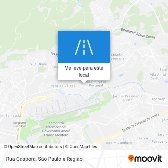Rua Caapora mapa