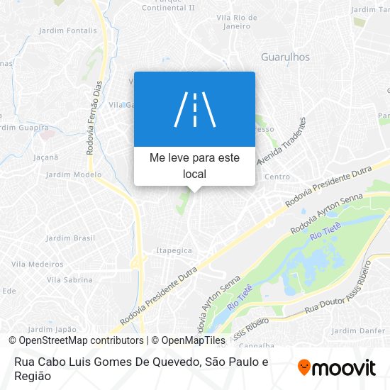 Rua Cabo Luis Gomes De Quevedo mapa