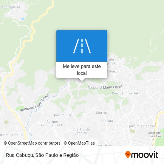 Rua Cabuçu mapa