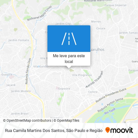 Rua Camila Martins Dos Santos mapa