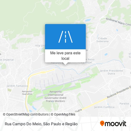 Rua Campo Do Meio mapa