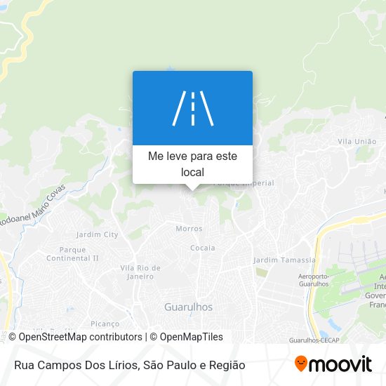 Rua Campos Dos Lírios mapa