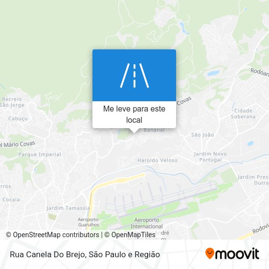 Rua Canela Do Brejo mapa
