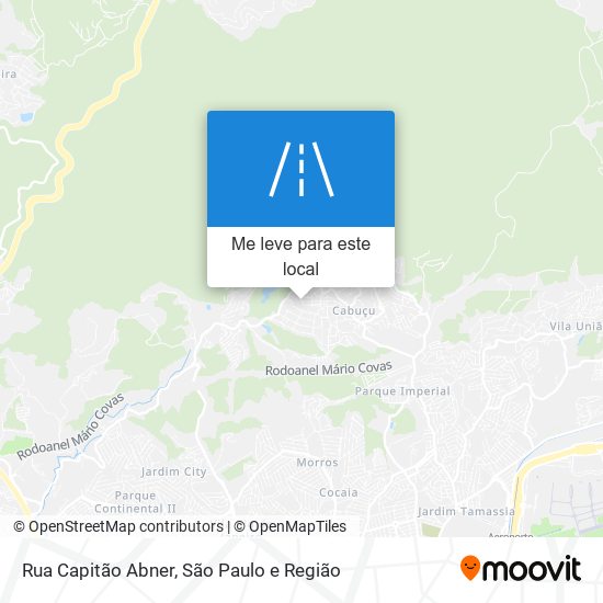 Rua Capitão Abner mapa