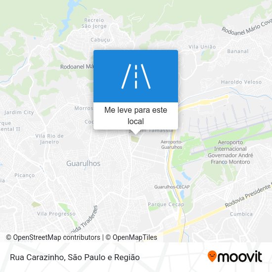 Rua Carazinho mapa