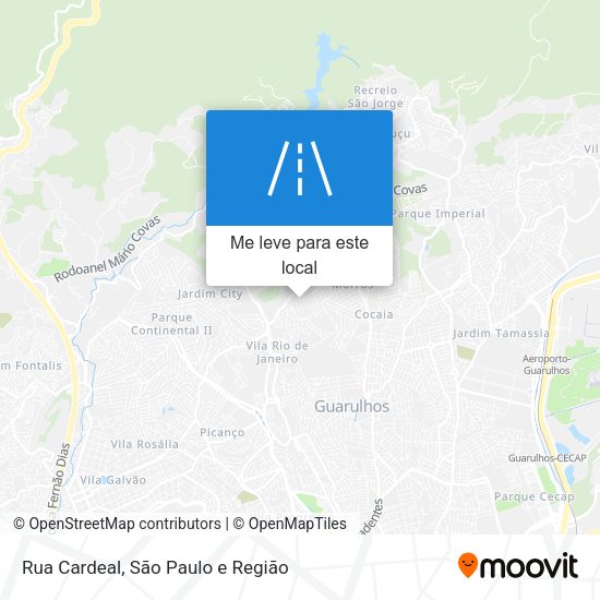 Rua Cardeal mapa