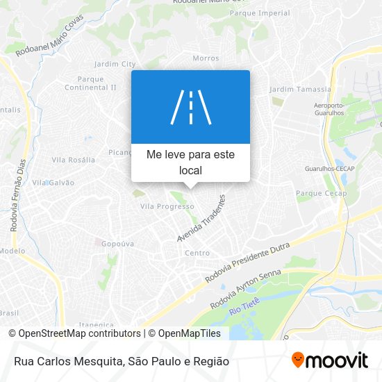 Rua Carlos Mesquita mapa