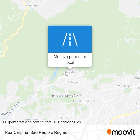 Rua Carpina mapa