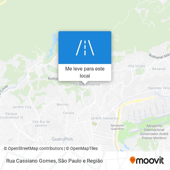 Rua Cassiano Gomes mapa