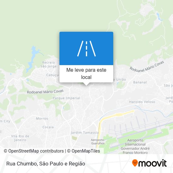 Rua Chumbo mapa