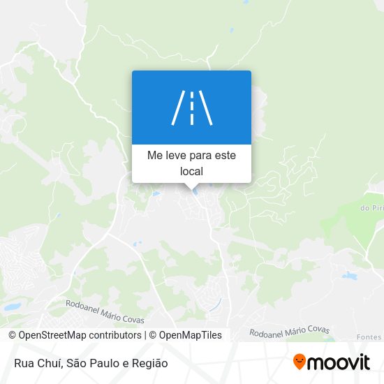 Rua Chuí mapa