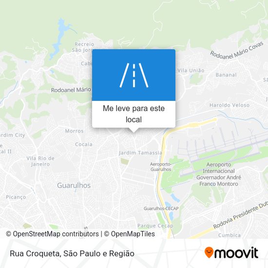 Rua Croqueta mapa