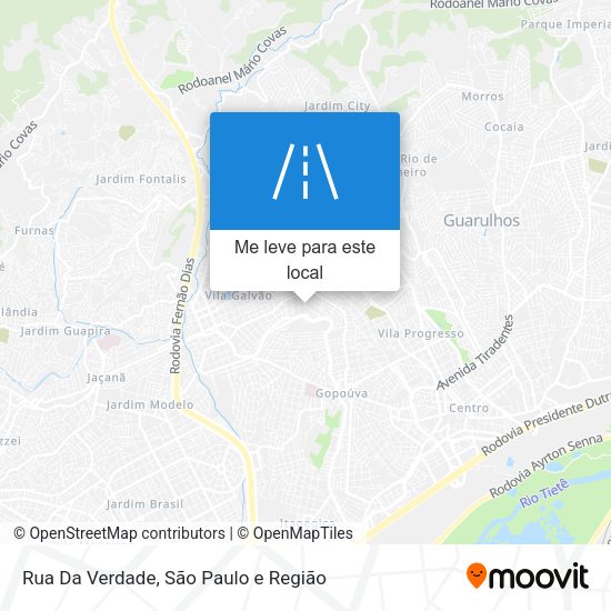 Rua Da Verdade mapa