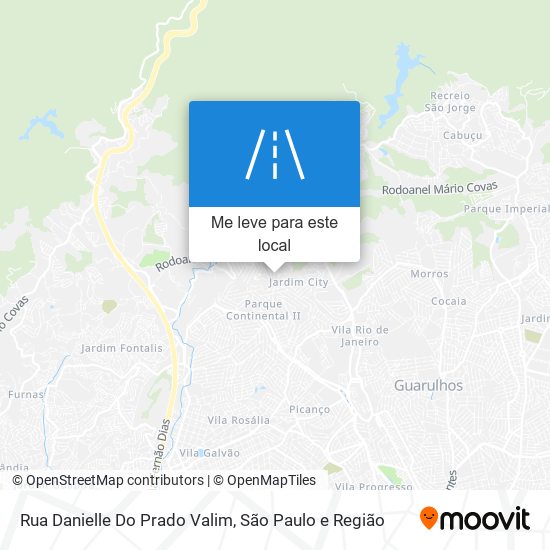 Rua Danielle Do Prado Valim mapa