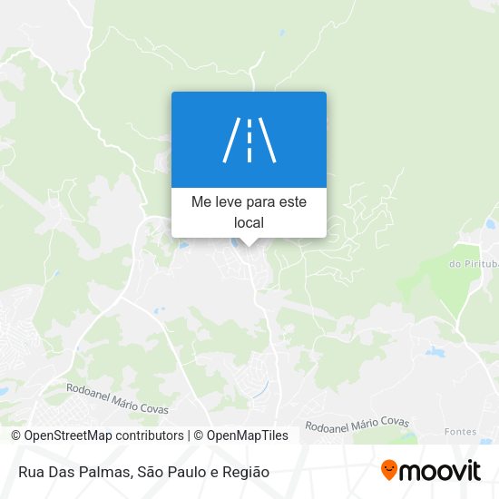 Rua Das Palmas mapa