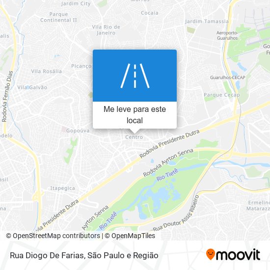 Rua Diogo De Farias mapa