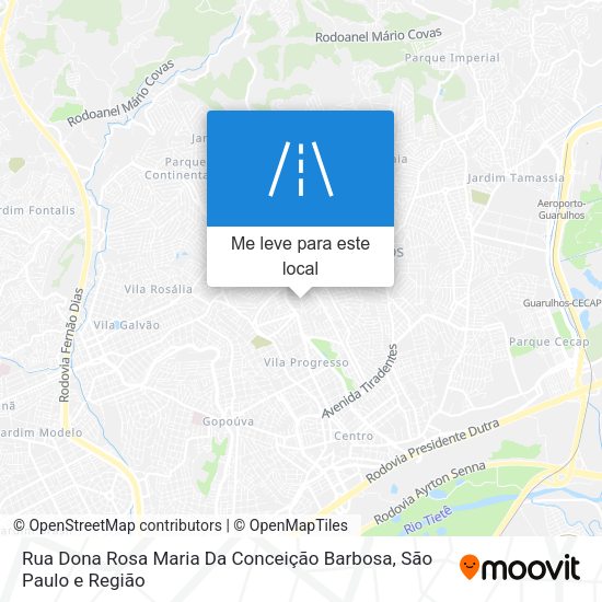 Rua Dona Rosa Maria Da Conceição Barbosa mapa