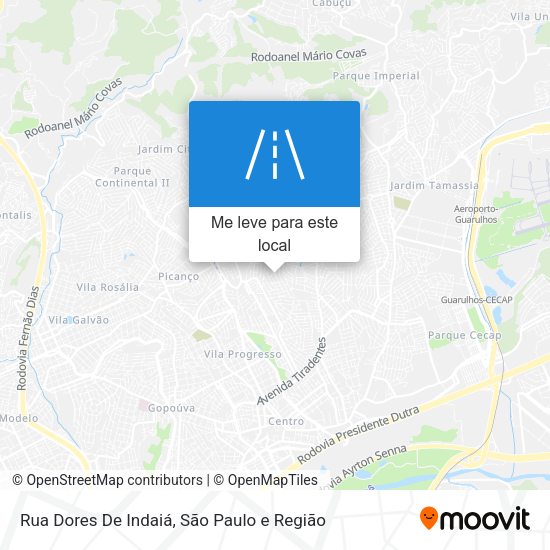 Rua Dores De Indaiá mapa