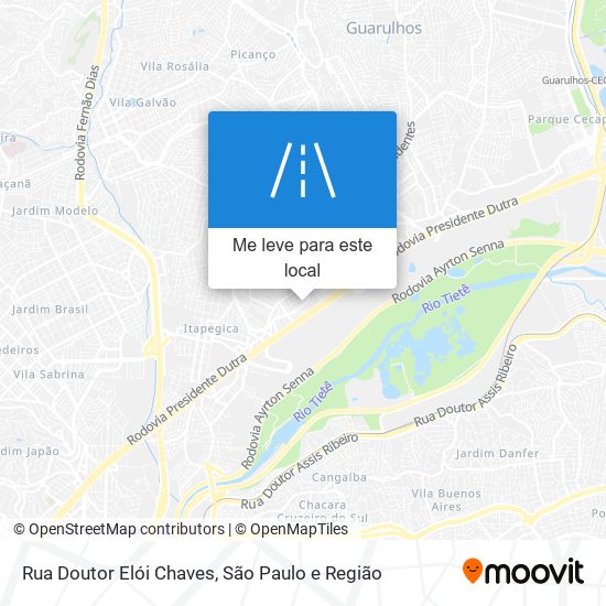 Rua Doutor Elói Chaves mapa