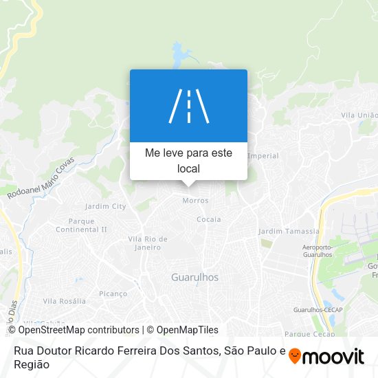Rua Doutor Ricardo Ferreira Dos Santos mapa