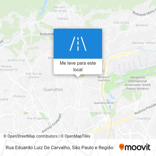 Rua Eduardo Luiz De Carvalho mapa