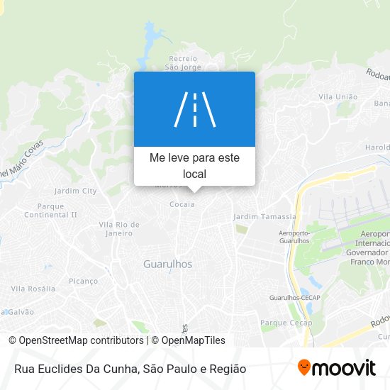 Rua Euclides Da Cunha mapa