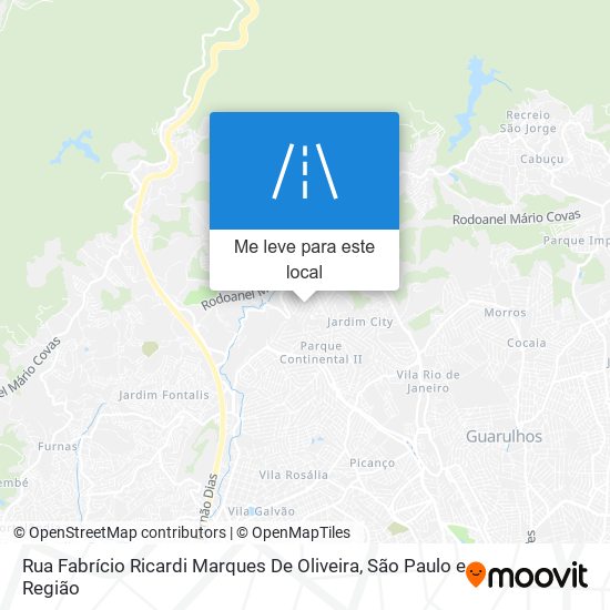Rua Fabrício Ricardi Marques De Oliveira mapa
