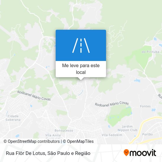 Rua Flôr De Lotus mapa