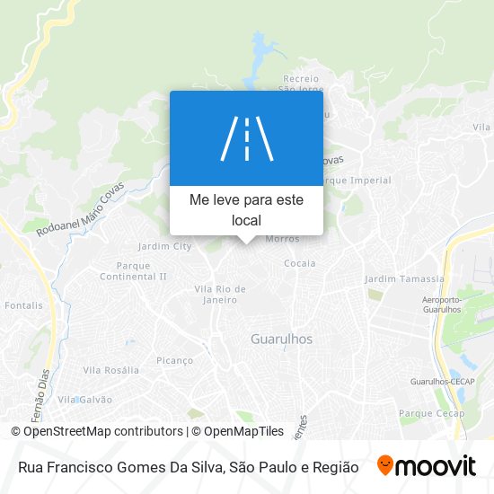 Rua Francisco Gomes Da Silva mapa