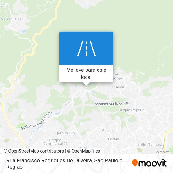 Rua Francisco Rodrigues De Oliveira mapa