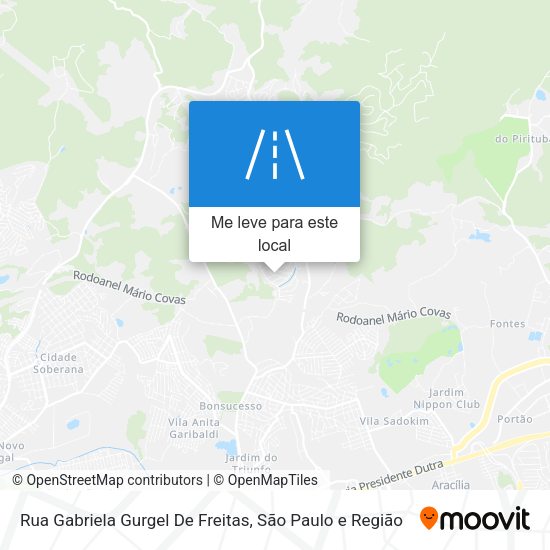 Rua Gabriela Gurgel De Freitas mapa