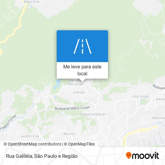 Rua Galiléia mapa