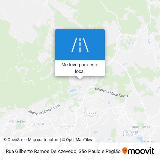 Rua Gilberto Ramos De Azevedo mapa