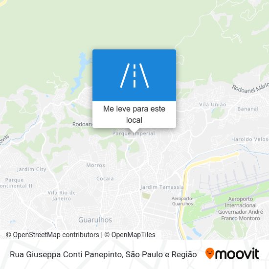 Rua Giuseppa Conti Panepinto mapa