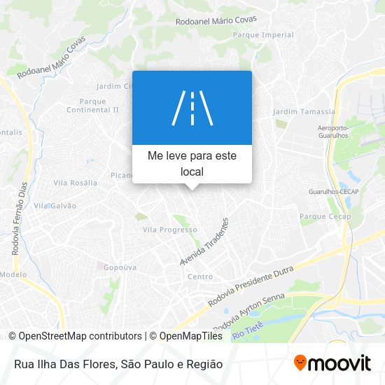 Rua Ilha Das Flores mapa