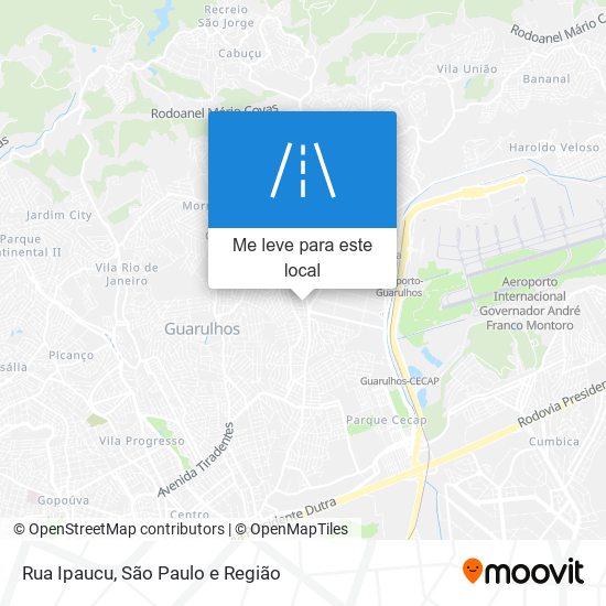 Rua Ipaucu mapa