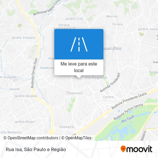 Rua Isa mapa