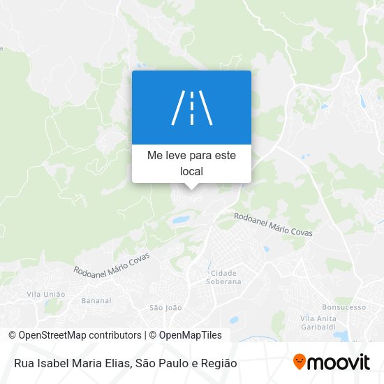 Rua Isabel Maria Elias mapa