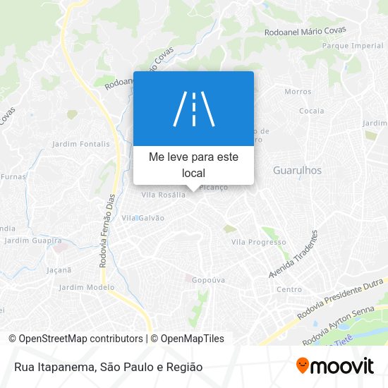 Rua Itapanema mapa