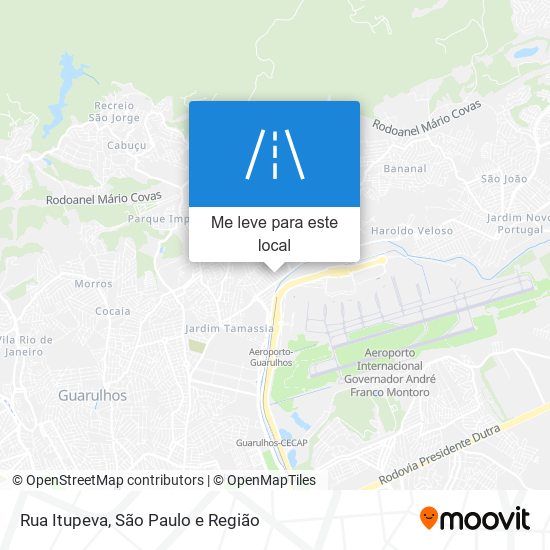 Rua Itupeva mapa