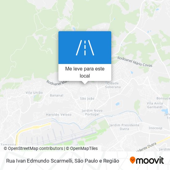 Rua Ivan Edmundo Scarmelli mapa