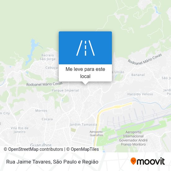 Rua Jaime Tavares mapa