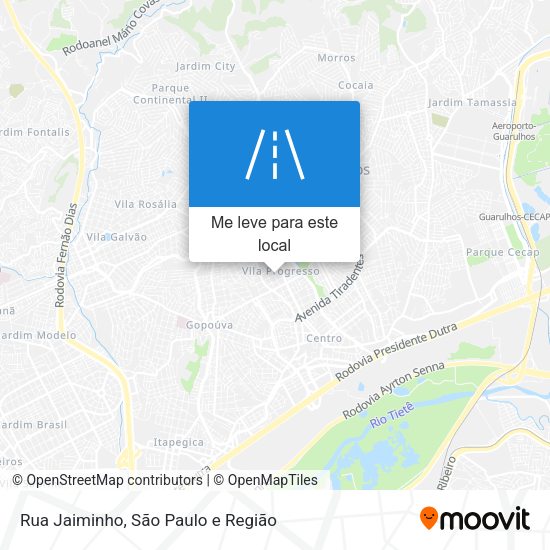 Rua Jaiminho mapa